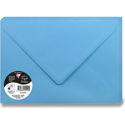 Barevná obálka Clairefontaine C5 120 g [1 ks] Varianta: modrá