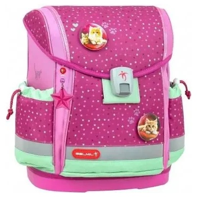 Belmil Ученическа раница Mint Burgundy Belmil