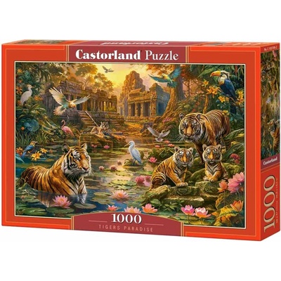 Castorland Пъзел Castorland от 1000 части - Рай на тигрите (C-105199-2)