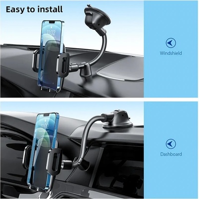 Base Универсален силиконов държач за телефон - Черен 20210835820 (369823_Черно)