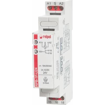 Relpol Bistabilní relé 1P 16A 24 VAC/DC RPB-1P-U24 864383