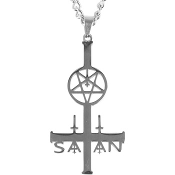 FALON чокър Satan Cross Stal - PSY1089
