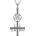 FALON чокър Satan Cross Stal - PSY1089