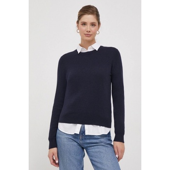 Colors of Benetton Kašmírový svetrted lehký 10K1D107P.616 tmavomodrá