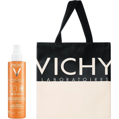 Vichy Capital Soleil Флуиден спрей за лице и тяло Cell Protect, SPF30, 200 ml