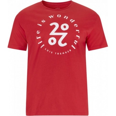 Luis Trenker pánské tričko Markčervená