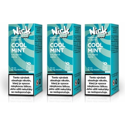 Nick SW COOL MINT 10 ml 16 mg 3 ks