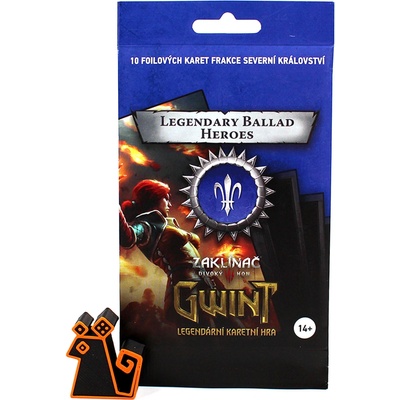 xzone Gwint Ballads Legendary Foil Cards Severní království 10 karet – Zboží Dáma
