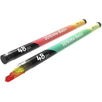 3D Simo 3dsimo: основен филамент pcl за 3d писалка - жълт, оранжев, червен (G3D5000) (G3D5000)