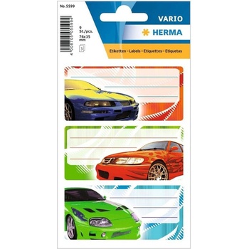 Herma Самозалепващи се етикети Тунинг, ученически, 9 броя (1540100172)