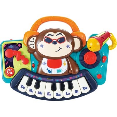 HOLA Мини пиано с микрофон Hola - DJ Monkey, 3137 (110372)