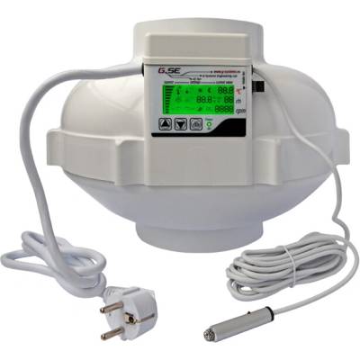 GSE EC 1180 m3/h 160 mm s digitálním regulátorem teploty a vlhkosti