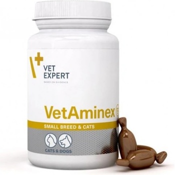VetExpert VetAminex Small breed and cats - внимателно подбрани витамини и минерали за кучета от малки породи и котки, 60 капсули, Vet Expert - Полша
