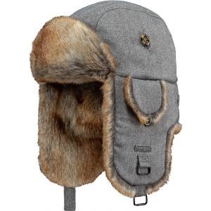 Barts Зимна шапка (beanie) Barts Kamikaze Beanie - Grey Herringbone - размер One Size (204-9442-0511)