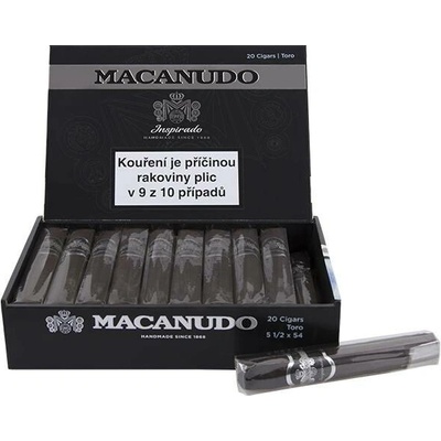Macanudo Inspirado Black Toro 20 ks