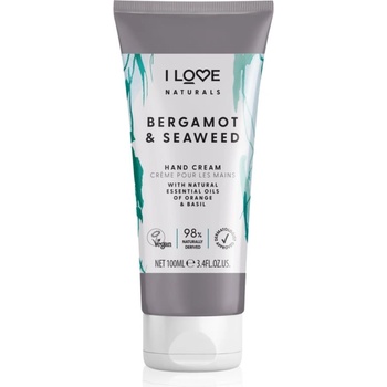 I Love Cosmetics Naturals Bergamot & Seaweed натурален крем за ръце 100ml
