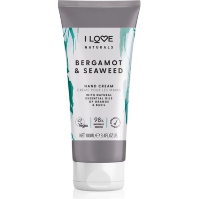 I Love Cosmetics Naturals Bergamot & Seaweed натурален крем за ръце 100ml