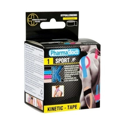 Pharmadoct Sport Kinetic-tape elastická tejpovacia páska modrá 5 cm x 5 m