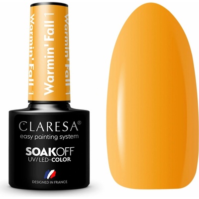 Hybridní lak barevný lak Claresa WARMIN' FALL 1 5 ml