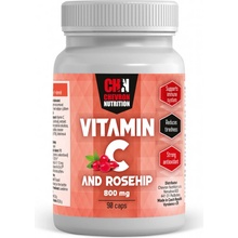 Chevron Nutrition Vitamin C & Rosehip 800 mg 60 kapslí