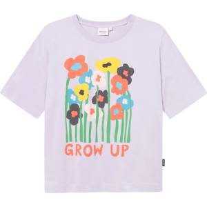 DEDICATED Дамска тениска DEDICATED Women's T-Shirt Vadstena Grow Up T-shirt - Thistle Purple (916-3964-0114)