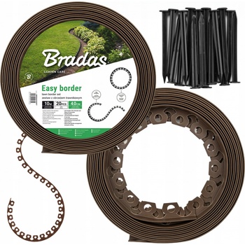 Bradas Easy Border 1000 x 4 cm hnedá 1 ks