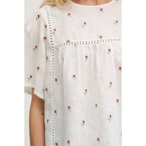 Max Mara блуза дамска от лен BACINO (2615941082600) - answear - 197,52 лв