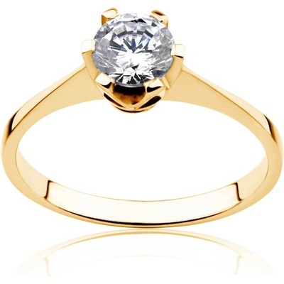 SAVICKI Годежен пръстен Savicki: злато, мойсанит