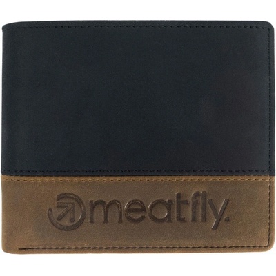 Meatfly kožená peňaženka Eddie Premium Black Oak