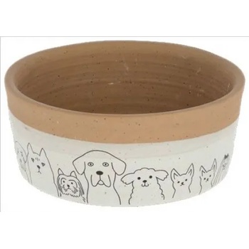 Image 1 of Kerbl Ceramic Bowl Hungry - Керамична купа, 600 мл, Германия - 80534