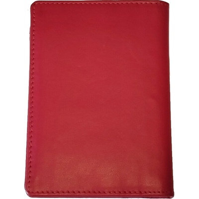 DD 2303-08 kožené pouzdro na karty doklady červené