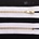 Zips džínsový biely, 10 cm