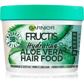 Image 1 of Garnier Fructis Aloe Vera Hair Food хидратираща маска за нормална към суха коса 400ml