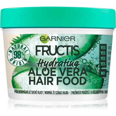 Garnier Fructis Aloe Vera Hair Food хидратираща маска за нормална към суха коса 400ml