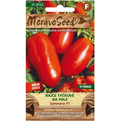 MoravoSeed Semená paradajok SANMARO F1/pol/ typ San Marzano 20 s
