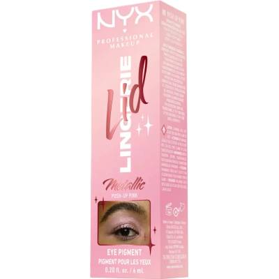 NYX Professional Makeup Lid Lingerie krémové oční stíny 08 Push-Up Pink 6 ml