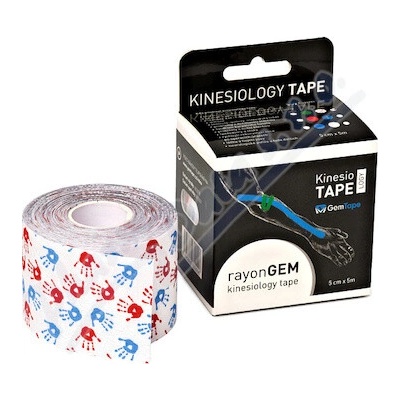 rayonGEM kinesiology tape hands 5 cm x 5 m