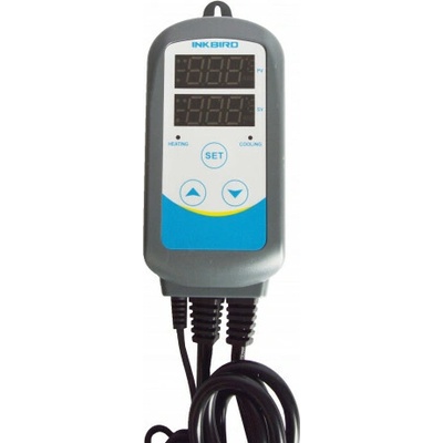 Programovateľný termostat , Inkbird ITC-310T-B, -50~+ 120°C, 2 výstupy, senzor 2m, 230V AC (2300W)