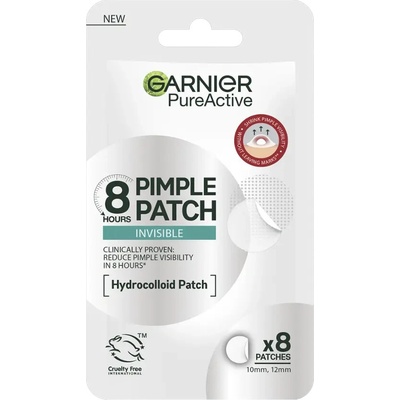 Garnier Hydrokoloidní neviditelné náplasti s BHA na nedokonalosti pleti Pure Active 8 ks