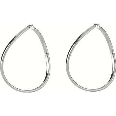 Guess Oceľové náušnice Hoops I Did It Again JUBE04195JWRHT-U