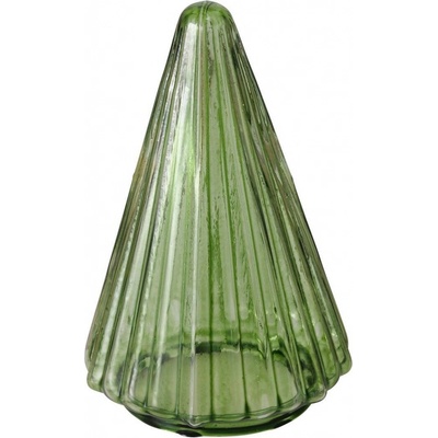 Boltze Home Vánoční stromeček TOVLA, figurka z průhledného skla, 9,5 x 6 cm