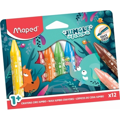 Maped Jungle Fever Jumbo 12 farieb