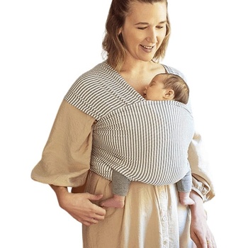 Ergobaby Aura Wrap/šatka Navy Gingham Stripes