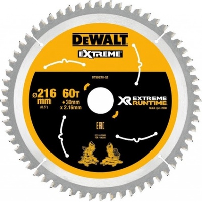 DeWALT DT99570 Pilový kotouč 216x30mm 60z FLEXVOLT