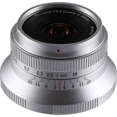 LAOWA 15 mm f/5 Cookie FF pro Sony E stříbrný