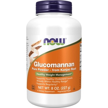 NOW NOW Glucomannan from Konjac Root Pure Powder, 227 Grams