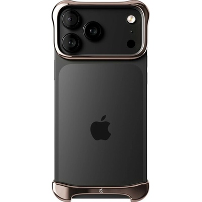 Arc Pulse - hliníkový ochranný rám na iPhone 17 Pro Max, ružový bronz ARC-AP-AL-PRS-APL-IP-17-MAX-R
