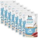 Brit Care Котешка супа с риба тон 7 x 75 г