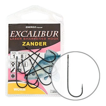 EXCALIBUR ZANDER WORM vel.2 6 ks