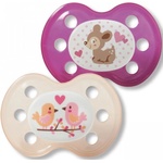 Baby-Nova Baby Nova Силиконова залъгалка, размер 2, за момиче (24240) - ozone